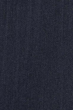 Pantalón azul marino Deia de algodón y lino con detalles Polo Club