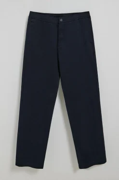 Pantalón azul marino Trent con cintura elástica y detalles Polo Club