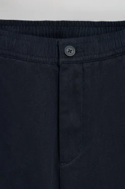 Pantalón azul marino Trent con cintura elástica y detalles Polo Club