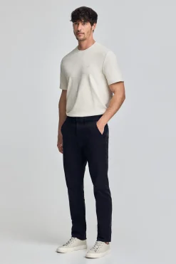 Pantalón chino Slim Moore azul marino