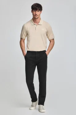 Pantalón chino Slim Moore negro