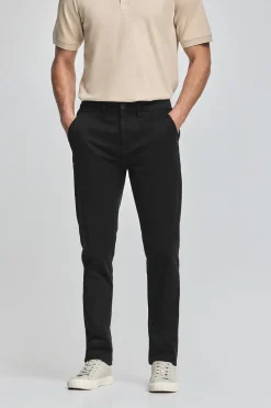 Pantalón chino Slim Moore negro