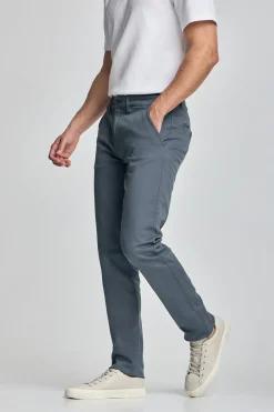 Pantalón chino Slim Moore azul denim