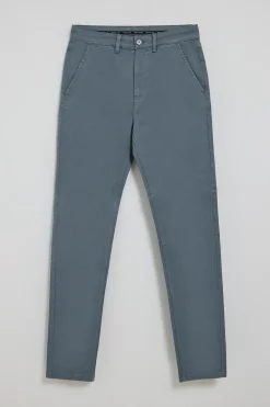 Pantalón chino Slim Moore azul denim