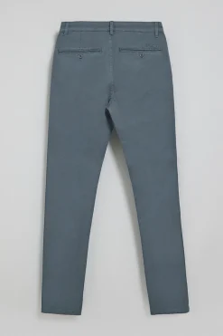 Pantalón chino Slim Moore azul denim