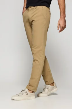 Pantalón chino Vanya color arena con bordado Polo Club