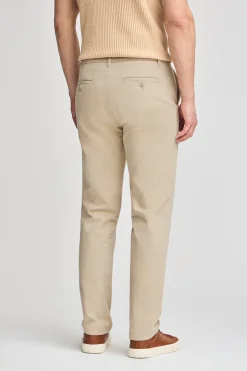 Pantalón chino Vanya color beige con bordado Polo Club