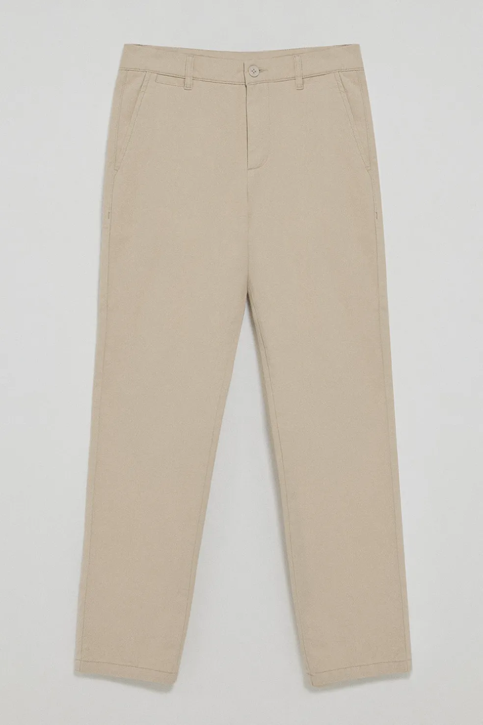 Pantalón chino Vanya color beige con bordado Polo Club