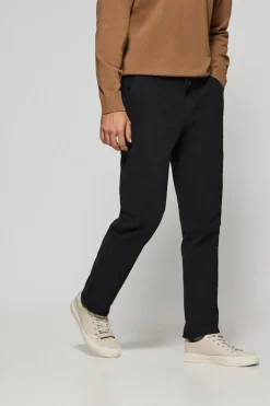 Pantalón chino Vanya negro con bordado Polo Club