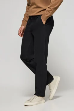 Pantalón chino Vanya negro con bordado Polo Club