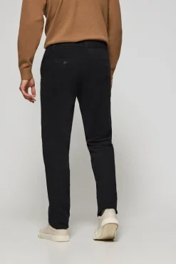 Pantalón chino Vanya negro con bordado Polo Club