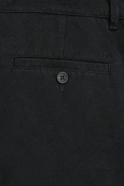 Pantalón chino Vanya negro con bordado Polo Club