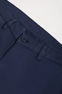 Pantalón corto azul marino Relaxed fit con logo bordado