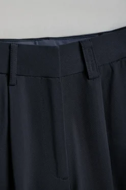 Pantalón corto de sarga Menfis azul marino con detalles Polo Club