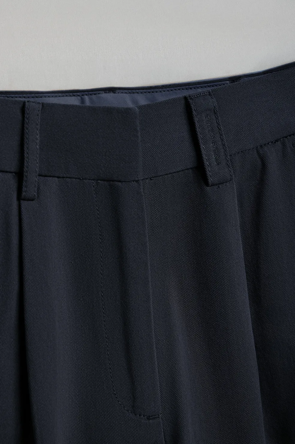 Pantalón corto de sarga Menfis azul marino con detalles Polo Club