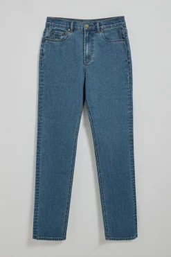 Pantalón denim azul Tanya con detalles Polo Club