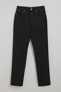 Pantalón denim negro Tanya con detalles Polo Club