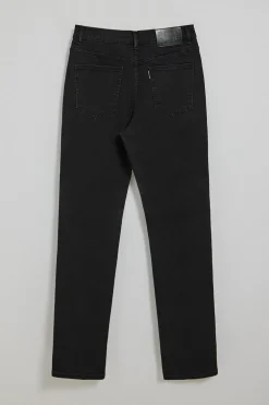 Pantalón denim negro Tanya con detalles Polo Club
