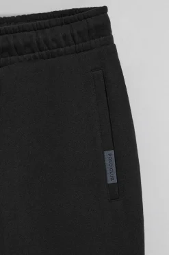 Pantalón jogger negro con detalles Polo Club