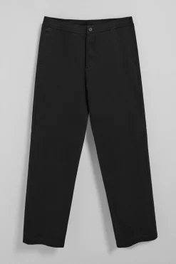 Pantalón negro Trent con cintura elástica y detalles Polo Club