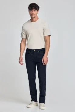Pantalón Slim Voss en azul marino con cinco bolsillos