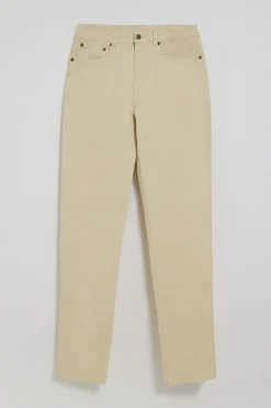 Pantalón Slim Voss en beige con cinco bolsillos