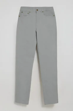 Pantalón Slim Voss en gris con cinco bolsillos