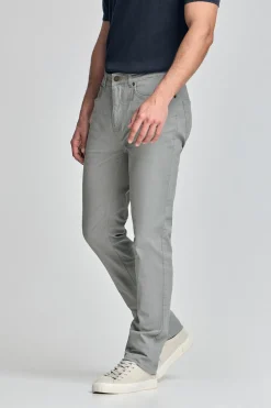 Pantalón Slim Voss en gris con cinco bolsillos