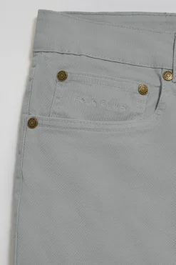 Pantalón Slim Voss en gris con cinco bolsillos
