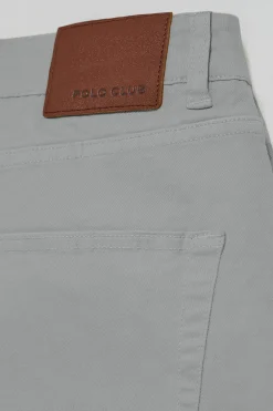 Pantalón Slim Voss en gris con cinco bolsillos