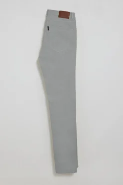 Pantalón Slim Voss en gris con cinco bolsillos