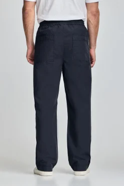 Pantalón Sunset de cintura elástica en azul marino