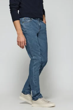 Pantalón vaquero Tate azul denim con detalles Polo Club