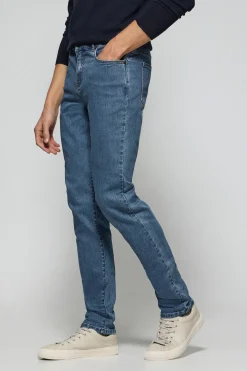 Pantalón vaquero Tate azul denim con detalles Polo Club