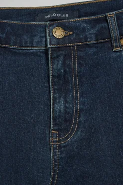 Pantalón vaquero Tate azul índigo con detalles Polo Club