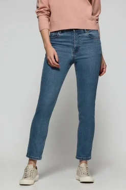 Pantalón vaquero Telma azul denim con detalles Polo Club