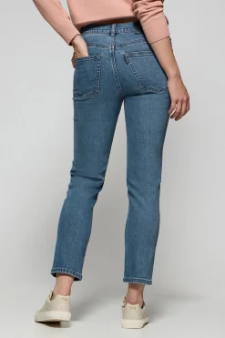 Pantalón vaquero Telma azul denim con detalles Polo Club