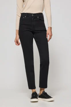Pantalón vaquero Telma negro con detalles Polo Club