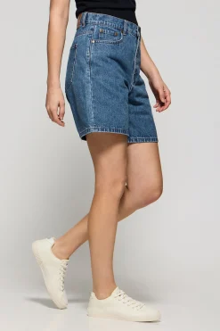 Pantalones cortos vaqueros Juno con logo bordado