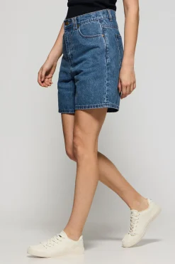 Pantalones cortos vaqueros Juno con logo bordado