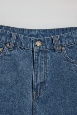 Pantalones cortos vaqueros Juno con logo bordado