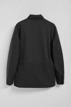 Parka ligera Chelsea color negro con parche logotipado