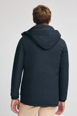Parka Mitte azul marino con logo Polo Club