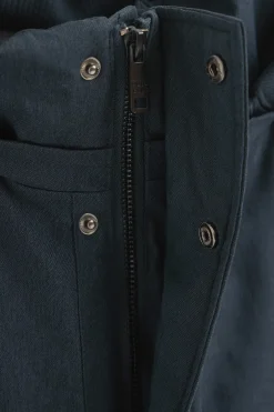 Parka Mitte azul marino con logo Polo Club