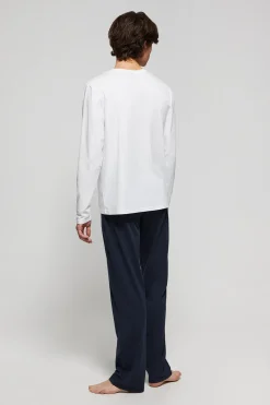 Pijama largo Isaac bicolor con detalles Polo Club
