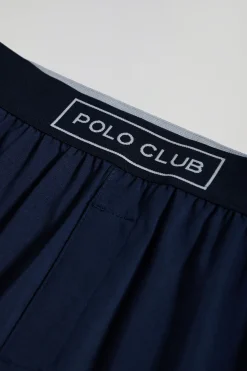 Pijama largo Isaac bicolor con detalles Polo Club