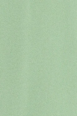 Polo color menta de manga corta y dos botones con detalle en el pecho