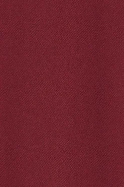 Polo de manga larga de tres botones en granate con logo Rigby Go