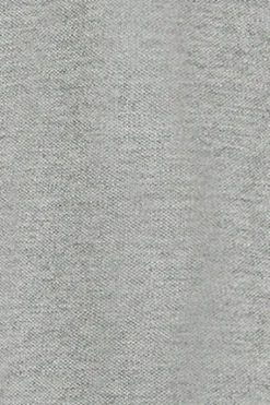 Polo gris vigoré de manga larga de tres botones y bordado Rigby Go