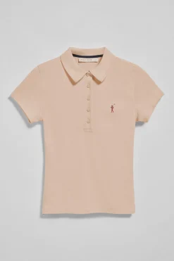 Polo Pereira color maquillaje de cinco botones con bordado Rigby Go